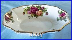 Royal Albert Old Country Roses Sweet Meat Dishes. Oval, Rectangular, and Square Royal Albert Old Country Roses Sweet Meat Dishes. Oval, Rectangular, and Square