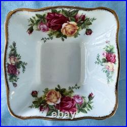 Royal Albert Old Country Roses Sweet Meat Dishes. Oval, Rectangular, and Square Royal Albert Old Country Roses Sweet Meat Dishes. Oval, Rectangular, and Square