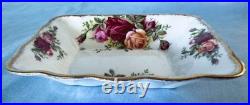 Royal Albert Old Country Roses Sweet Meat Dishes. Oval, Rectangular, and Square Royal Albert Old Country Roses Sweet Meat Dishes. Oval, Rectangular, and Square
