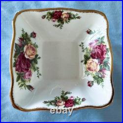 Royal Albert Old Country Roses Sweet Meat Dishes. Oval, Rectangular, and Square Royal Albert Old Country Roses Sweet Meat Dishes. Oval, Rectangular, and Square