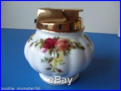 Royal Albert Old Country Roses Table Lighter Extremely RARE