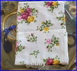 Royal Albert Old Country Roses Tablecloth 114 inches 60 inches without package