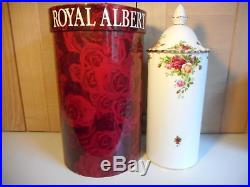 Royal Albert Old Country Roses Tall 12ins Pasta Jar BNIB RARE