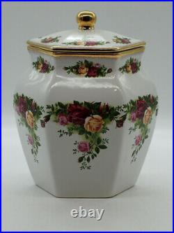 Royal Albert Old Country Roses Tea Caddy/Ginger Jar