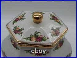 Royal Albert Old Country Roses Tea Caddy/Ginger Jar