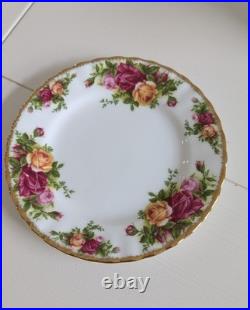 Royal Albert Old Country Roses Tea Pot, Creamer, Sugar Bowl, Candy Bowl- England