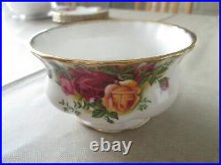 Royal Albert Old Country Roses Tea Set 21 Pieces In Original Box Good Gilding