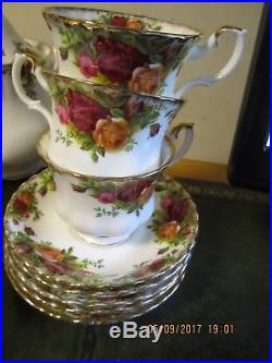 Royal Albert Old Country Roses Tea Set 27 Pieces