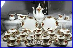Royal Albert Old Country Roses Tea Set, excellent condition. 49 piece's