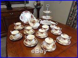 Royal Albert Old Country Roses Tea Set for 8