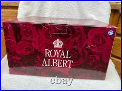 Royal Albert Old Country Roses Tea Set teapot, sugar bowl & creamer