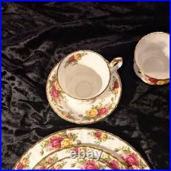 Royal Albert Old Country Roses Tea for Two Set 12 Pieces Classic English