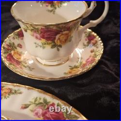 Royal Albert Old Country Roses Tea for Two Set 12 Pieces Classic English