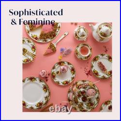 Royal Albert Old Country Roses Teacup & Saucer Set, Bone China