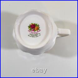 Royal Albert Old Country Roses Teacup Saucer Set of 4 & 1 Mug Vintage 1962