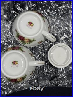 Royal Albert Old Country Roses Teapot, 2 cups set