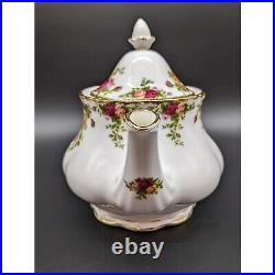 Royal Albert Old Country Roses Teapot Bone China England Tea Pot