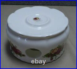 Royal Albert Old Country Roses Teapot Coffee Pot Warmer Stand