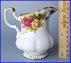 Royal Albert Old Country Roses Teapot Creamer Sugar Bowl Set Bone China England