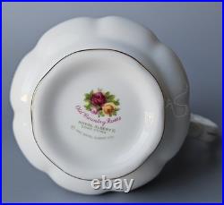 Royal Albert Old Country Roses Teapot Creamer Sugar Bowl Set Bone China England