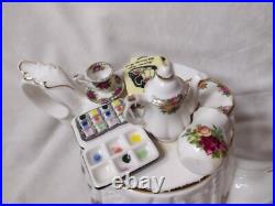 Royal Albert Old Country Roses Teapot Paul Cardew Design Artist's Palette Large