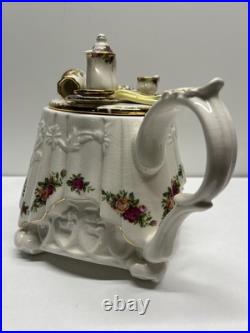 Royal Albert Old Country Roses Teapot Paul Cardew Design Artist's Palette Large Royal Albert Old Country Roses Teapot Paul Cardew Design Artist's Palette Large
