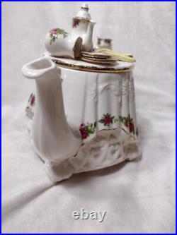 Royal Albert Old Country Roses Teapot Paul Cardew Design Artist's Palette Large