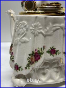 Royal Albert Old Country Roses Teapot Paul Cardew Design Artist's Palette Large Royal Albert Old Country Roses Teapot Paul Cardew Design Artist's Palette Large
