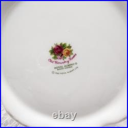 Royal Albert Old Country Roses Teapot Set, Tea Cups, Saucers, Dessert Dish England