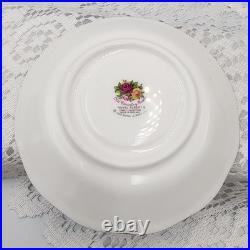 Royal Albert Old Country Roses Teapot Set, Tea Cups, Saucers, Dessert Dish England