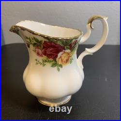 Royal Albert Old Country Roses Teapot Sugar And Creamer