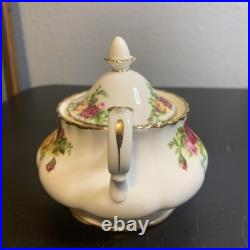 Royal Albert Old Country Roses Teapot Sugar And Creamer