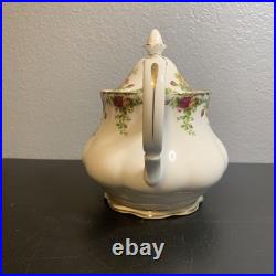 Royal Albert Old Country Roses Teapot Sugar And Creamer