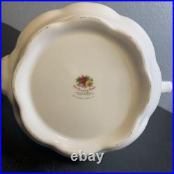 Royal Albert Old Country Roses Teapot Sugar And Creamer