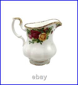 Royal Albert Old Country Roses Teapot-Sugar-Creamer 3 PC. Tea Complete Set New