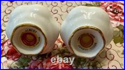 Royal Albert Old Country Roses Teapot Tea Pot Salt & Pepper Serving Tray Set
