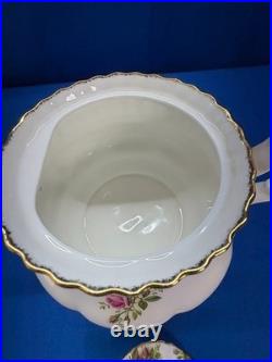 Royal Albert Old Country Roses Teapot and Warmer Bone China Excellent