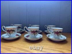 Royal Albert Old Country Roses Teapot full Service Set 15 Pc
