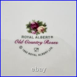 Royal Albert Old Country Roses Teapot with Butterfly & Roses on Lid Vintage