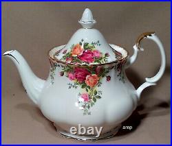 Royal Albert Old Country Roses Teapot with Lid 5 4-5 cups PERFECT