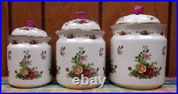 Royal Albert Old Country Roses Three Canister Set #7043