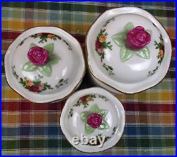 Royal Albert Old Country Roses Three Canister Set #7043