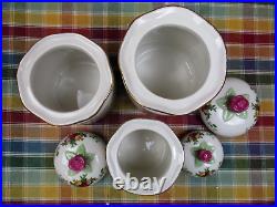 Royal Albert Old Country Roses Three Canister Set #7043