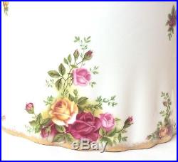 Royal Albert Old Country Roses Tissue Holder Barhroom Vanity Decor Flowers Gifts