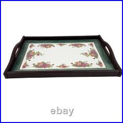Royal Albert Old Country Roses Tray Cloverleaf Beach Rectangle England Serving