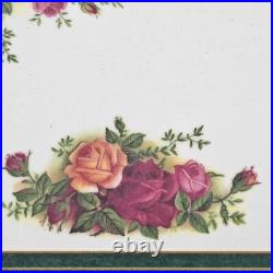 Royal Albert Old Country Roses Tray Cloverleaf Beach Rectangle England Serving