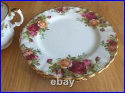 Royal Albert Old Country Roses Trios X 6 Cups Saucers & 2 X Serving Plates