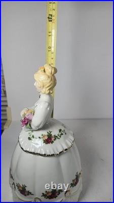 Royal Albert Old Country Roses Victorian Lady Candy Jar #28839011 NIB
