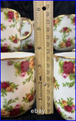 Royal Albert Old Country Roses Vintage Bone China Coffee Tea Mug CupSet of 6