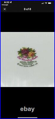 Royal Albert Old Country Roses Vintage Dinner Plates 10.25 (10 1/4) 1962, 4